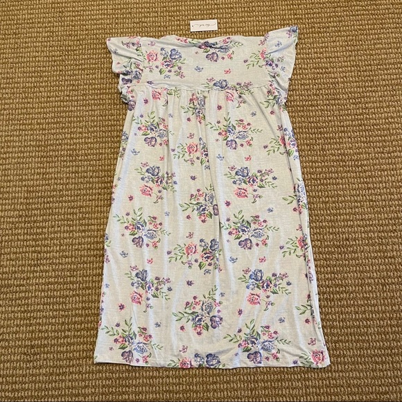 You Say Ruffle Sleeve Sleep Shirt Small NWT - Picture 8 of 9